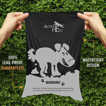 Extra Thick Lavender-Scented Dog Waste Bags - Leak-Proof & Easy-Tear for Eco-Friendly Poop Disposal