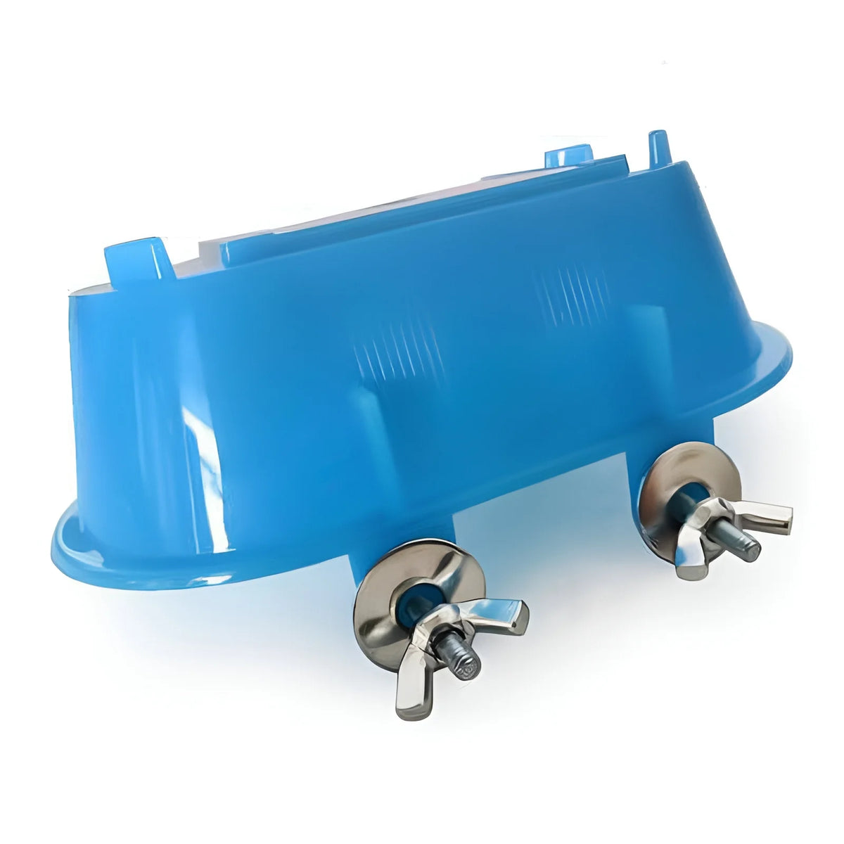 Bird Bath Tub Bowl Basin Hanging Birdbath Toy Pet Parrot Budgie Parakeet Cockatiel Cage Water Shower Food Feeder with Mirror Pet Supplies for Lovely Birds