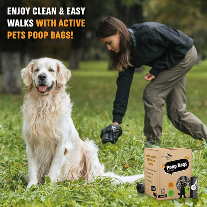 Extra Thick Lavender-Scented Dog Waste Bags - Leak-Proof & Easy-Tear for Eco-Friendly Poop Disposal